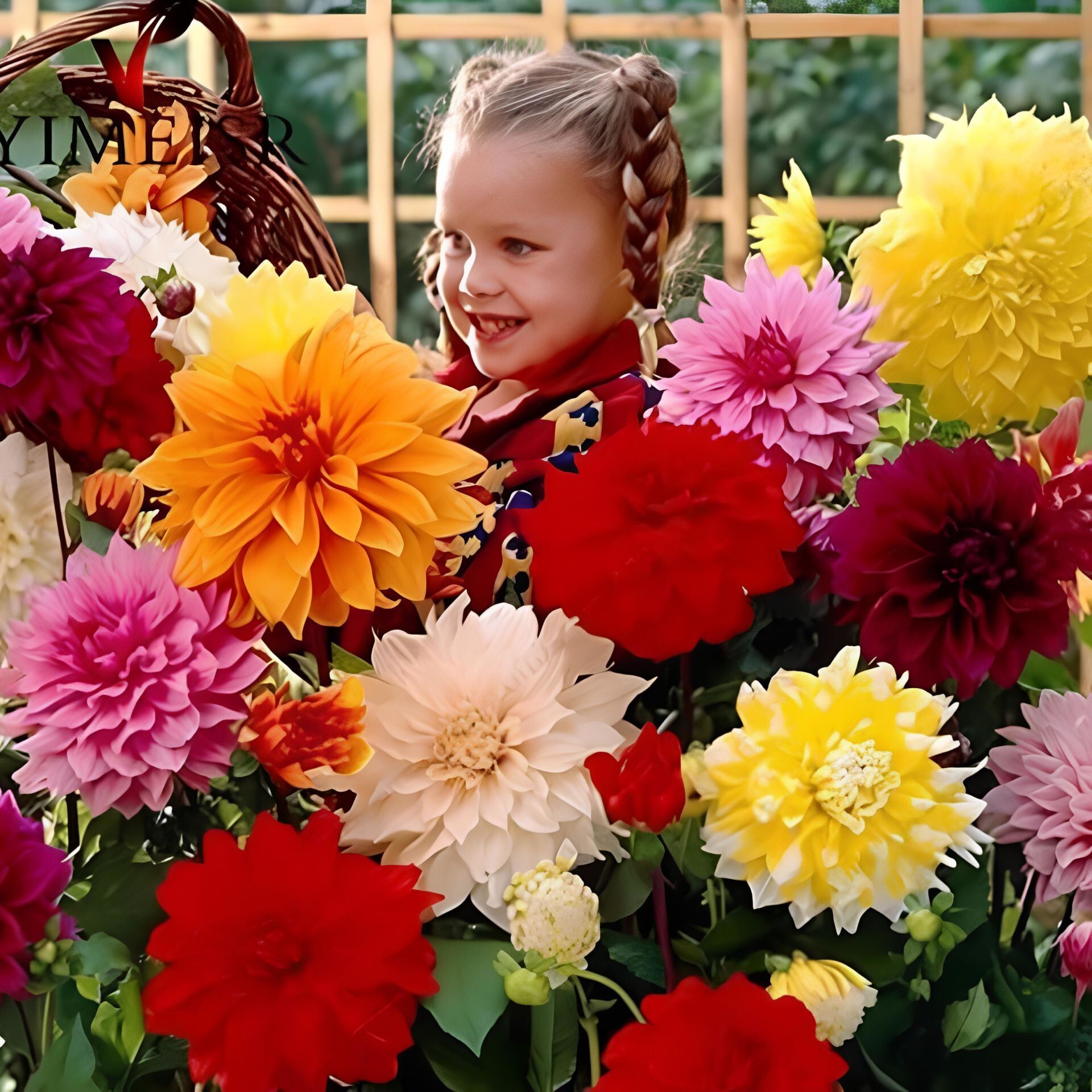 XXL Büyük Çiçekli Mixed Dahlia Yumrusu (5 Adet)