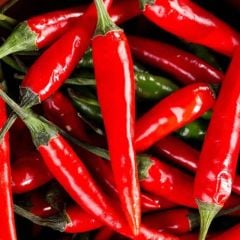 Doğal Malagueta Chili Acı Biber Tohumu (10 Tohum)